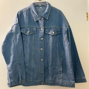 New.  Women’s Light Blue Denim Jacket, Size Large, Price $24